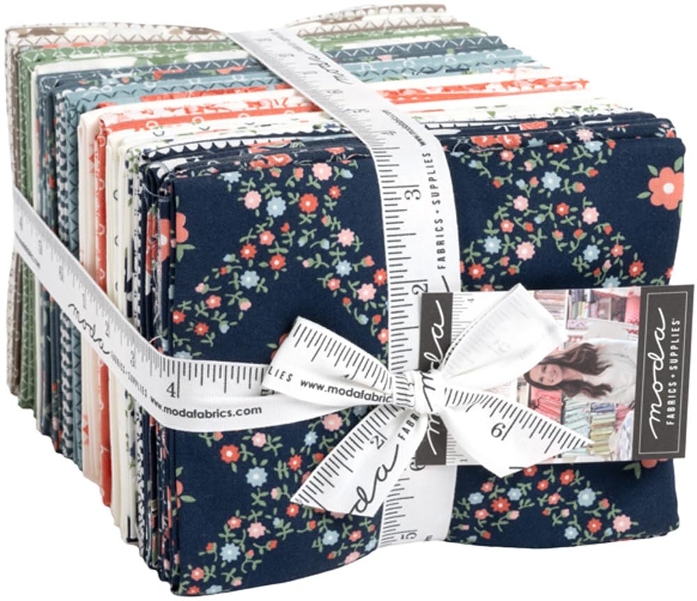 Moda Fabrics Assorted Camille Roskelley Rosemary Cottage 40 Fat Quarters 55310Ab