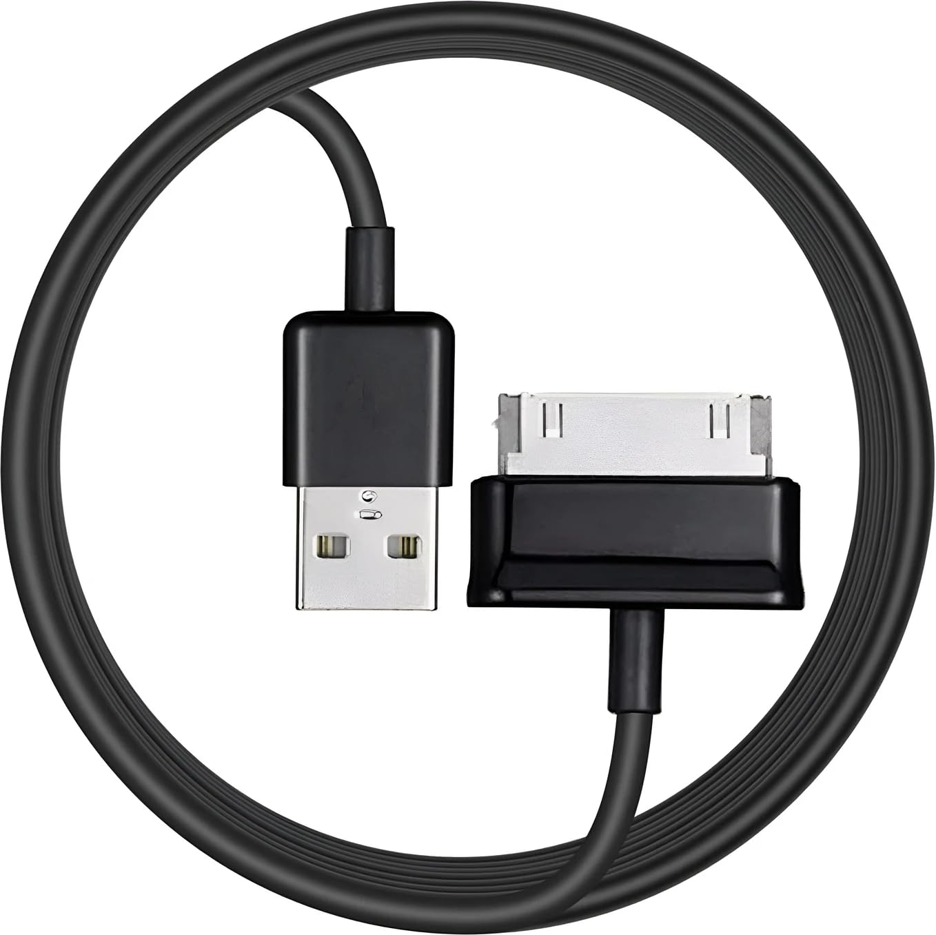 USB Data Cable Fast Sync Charger for Samsung Galaxy Tab 2 10.1 P5100 P3100 Tablet Black 30 Pin to USB Connector Speed Transfer Mobile Charging Cord 30pin Android Device Accessory(1 Meter)-image-13