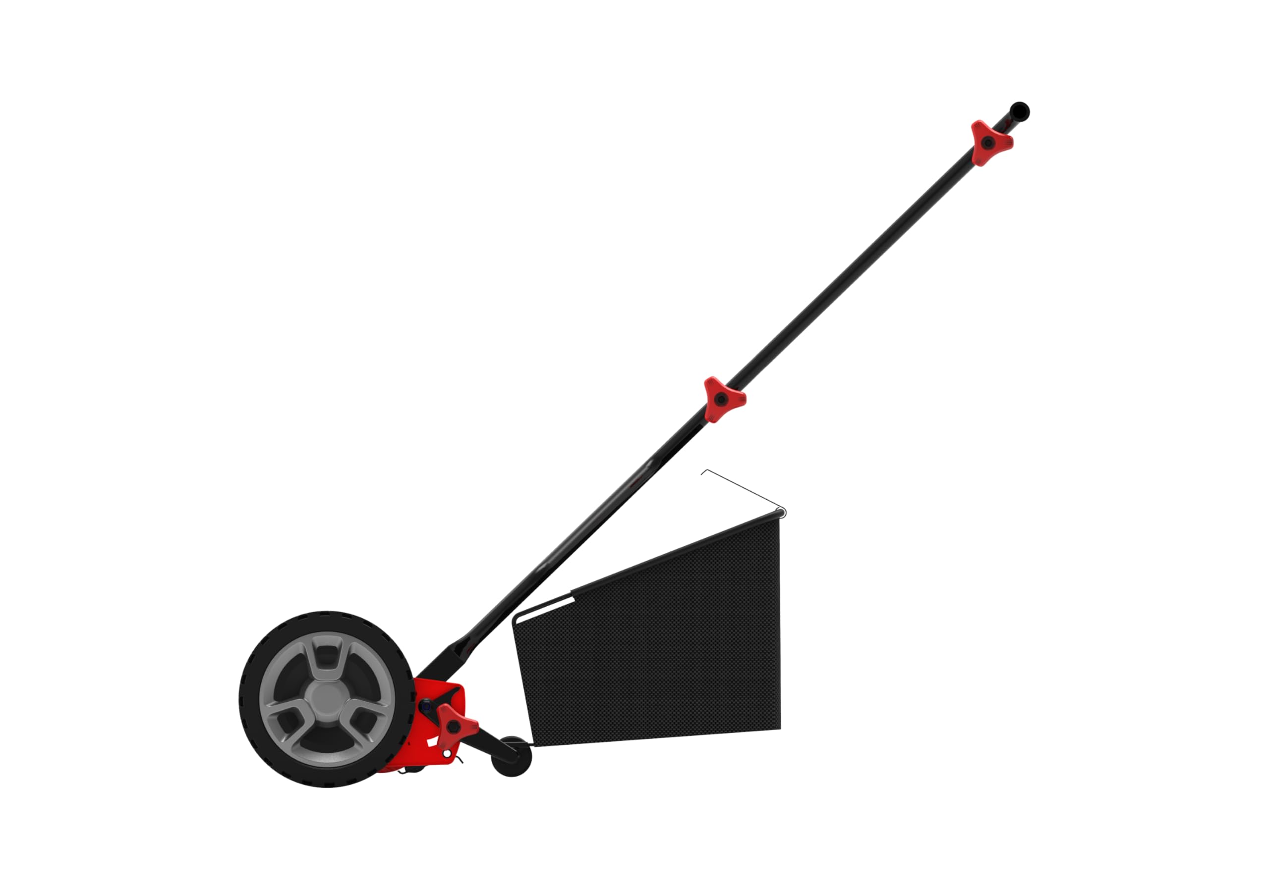 Güde Spindelmäher GSPM 380 (Handrasenmäher, Schnittbreite 380 mm, Fangeinrichtung 35 l, stufenlose Schnitthöhenverstellung 12-42 mm, 5 rotierende Stahlmesser, leise, Mähleistung bis zu 400 m²)
