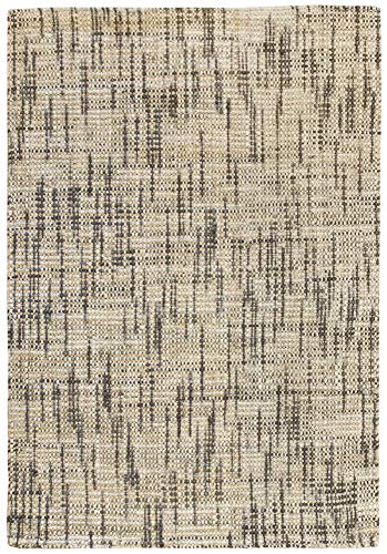 HAMID Alfombra Yute Kerala - Color Plata Marfil - Alfombra 100% Fibra 