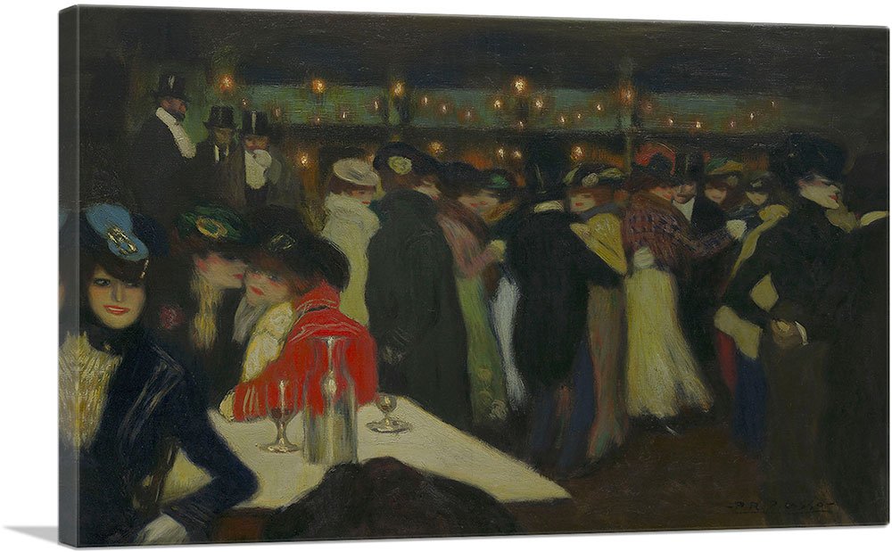 Amazon.com: ARTCANVAS Le Moulin de la Galette 1900 Canvas Art