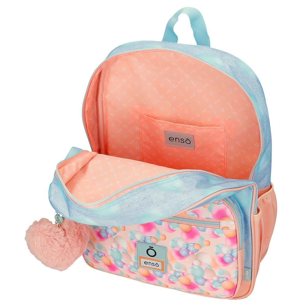 Enso Bubbles Mochila con Carro, Multicolor | 30x38x12 cms