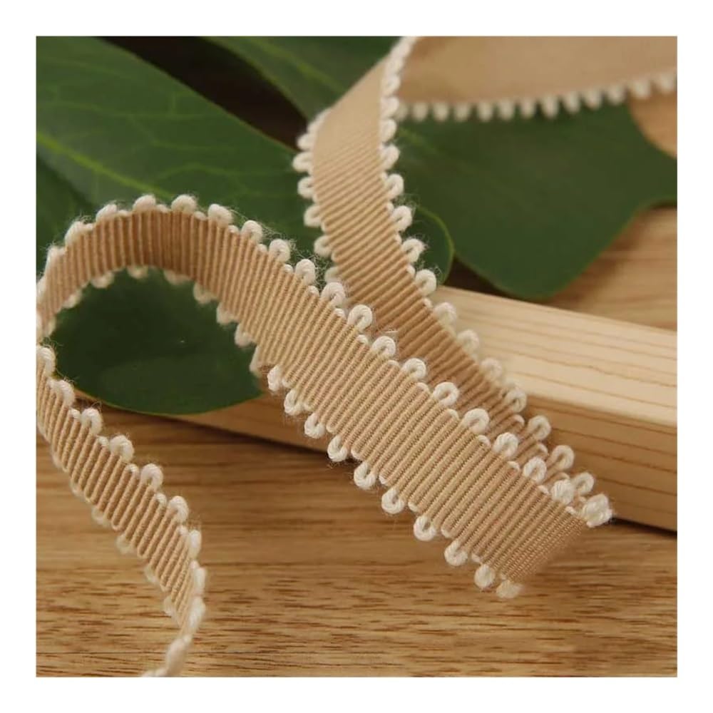 10 iarde 10mm/25mm/40mm nastro bianco con bordo solido fai da te accessori for confezioni regalo bouquet decorazione for feste di nozze(Coffee,40mm)