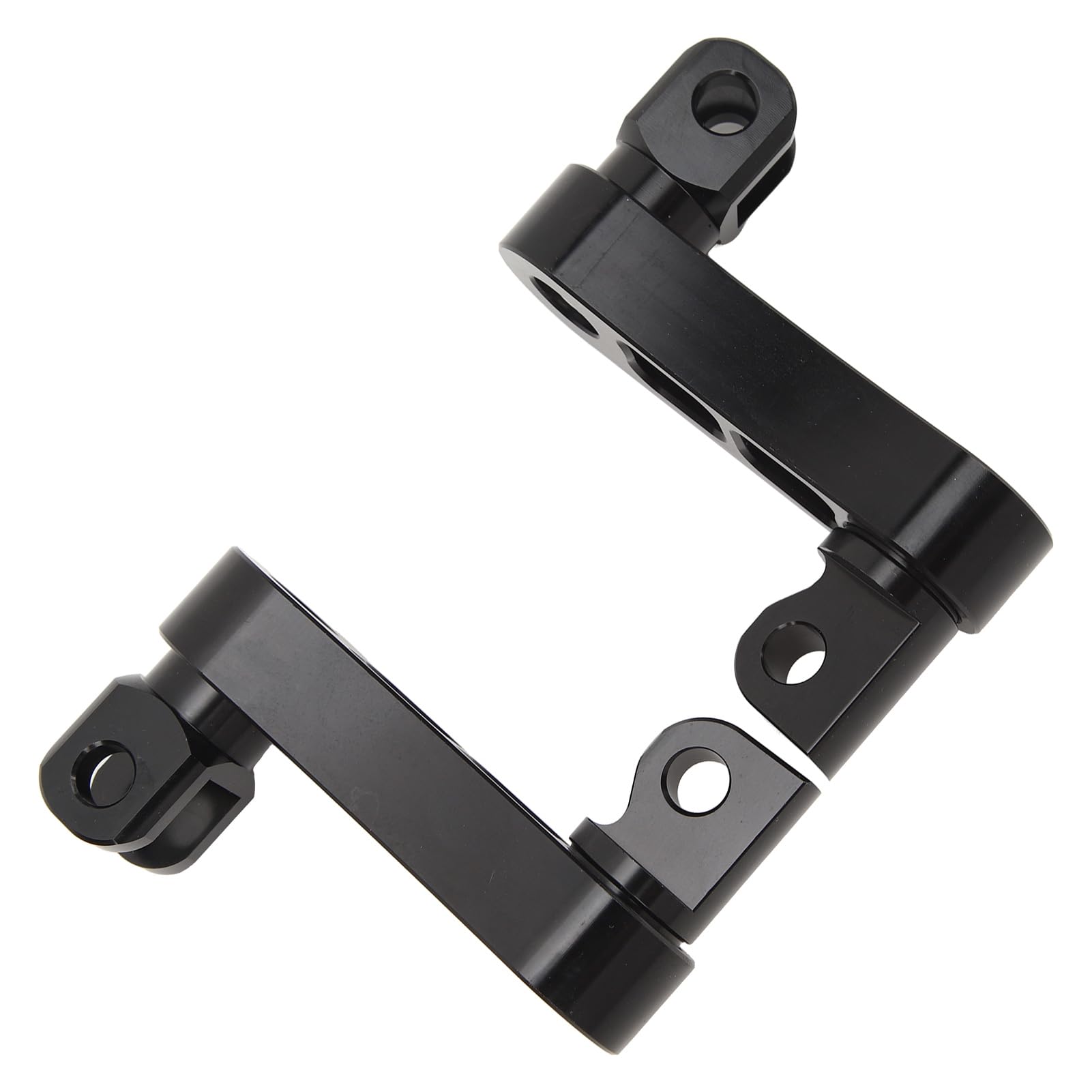 KIMISS Soporte de Clavijas de Pie Ajustables de 360 ​​​​°, Kit de Montaje de Clavijas de Pie de Carretera de Motocicleta de Aluminio Soporte de Extensión de Clavijas de Pie de