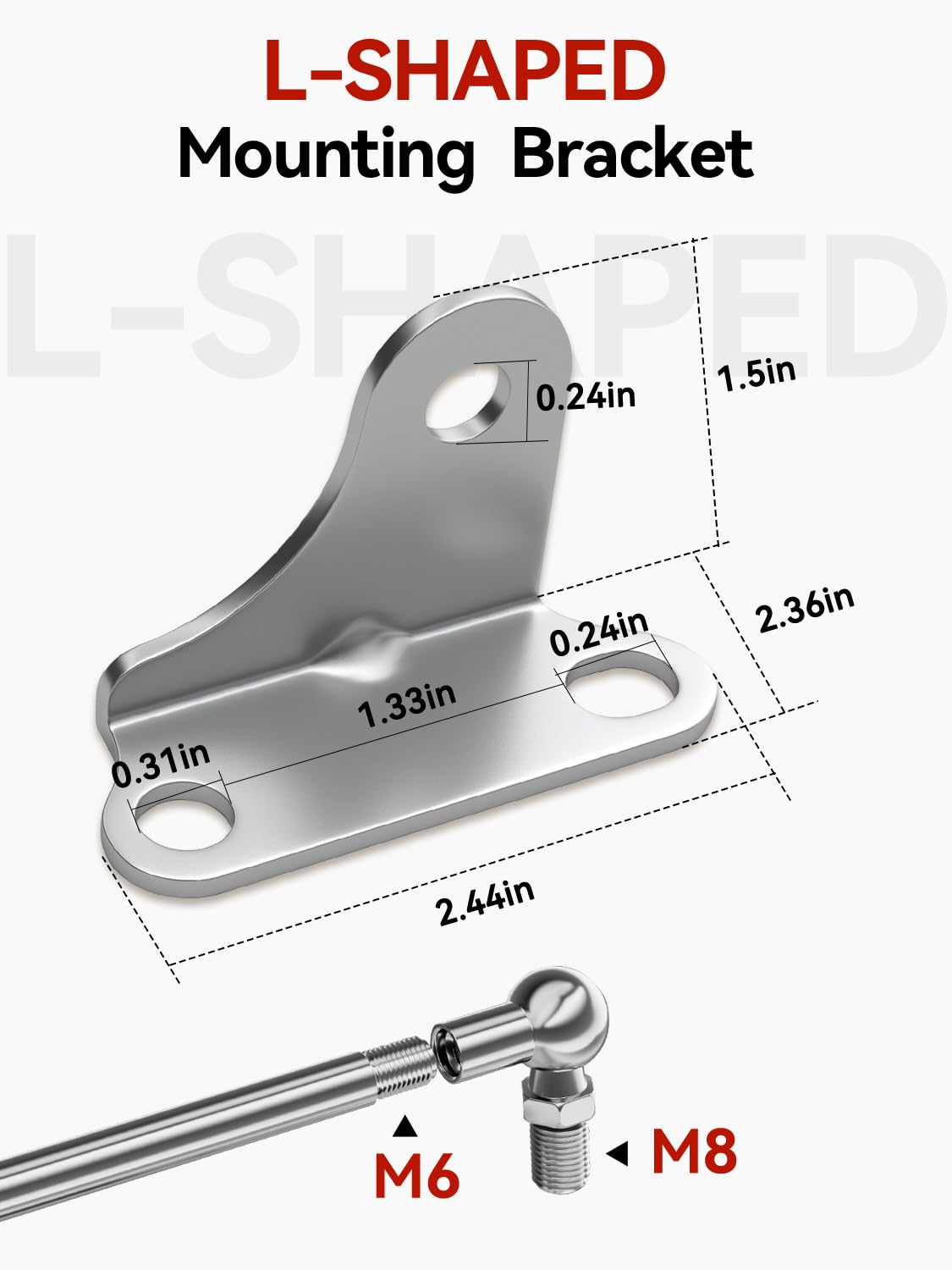 Molla ammortizzatore a gas da 38,1 cm 20,4 kg/200 N per cassetta degli attrezzi per armadietti esterni, coperture per letti per barche, coperchi per porte e altri progetti personalizzati, un set di 2