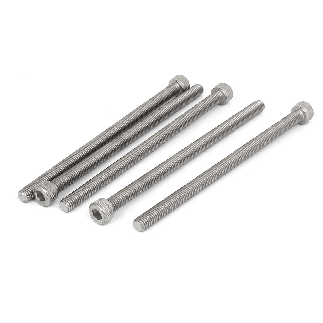 Vis six pans creux M8x140mm inox 304 vis tête cylindrique DIN912 pour assemblage de meuble