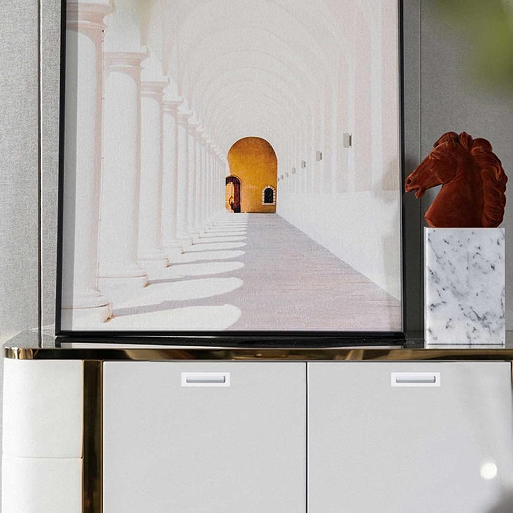 Poignées De Porte Coulissantes Encastrées Encastrées Poignée De Meuble Encastrée Poignée De Traction Dissimulée Pour Tiroir, Armoire Et Tiroir D' Armoire 4 Pièces (distance De Trou 128 Mm, E