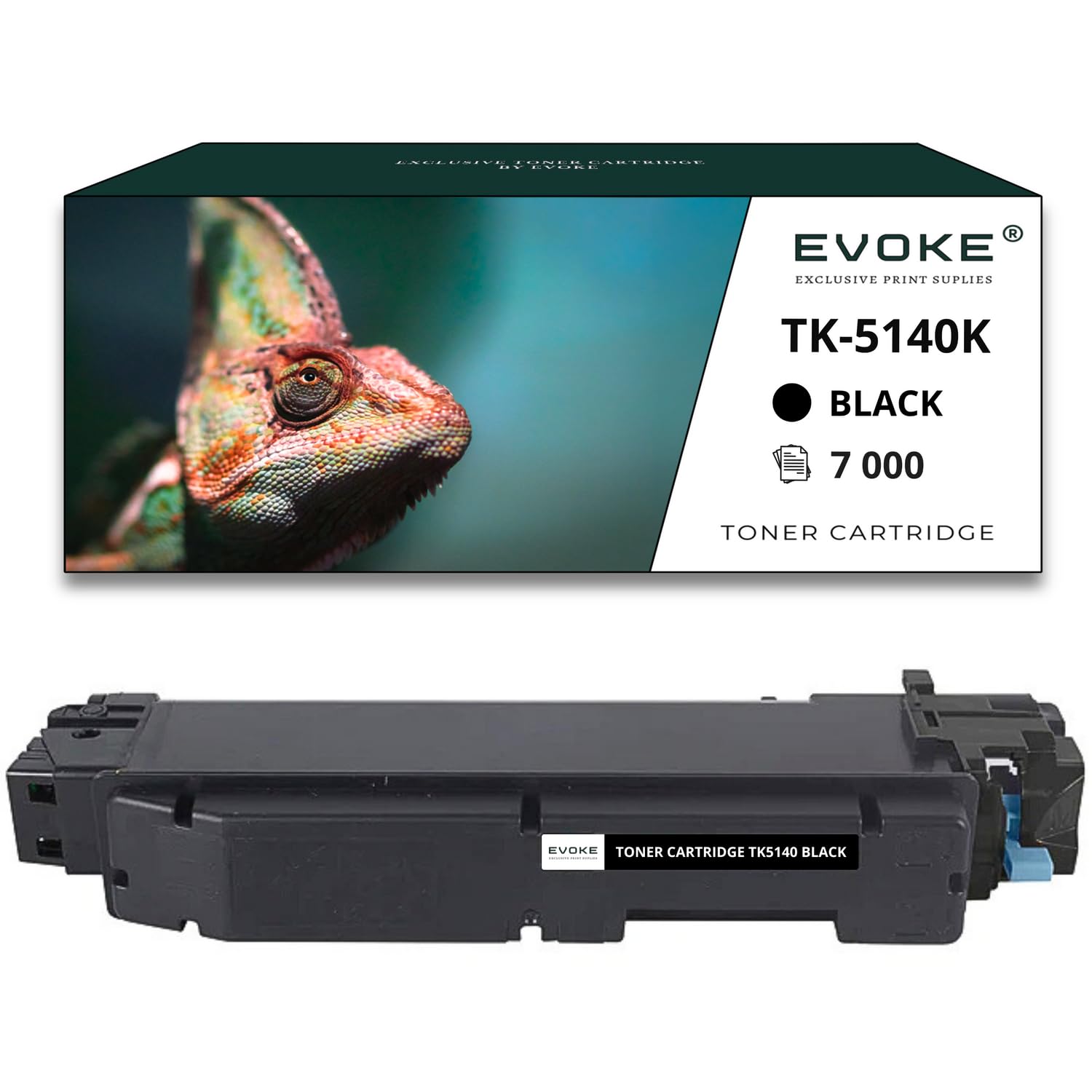 EVOKE TK5140 TK-5140 Toner Kompatybilny z Kyocera M6030 M6530 P6130 (Zestaw CMYK) 22000 Stron