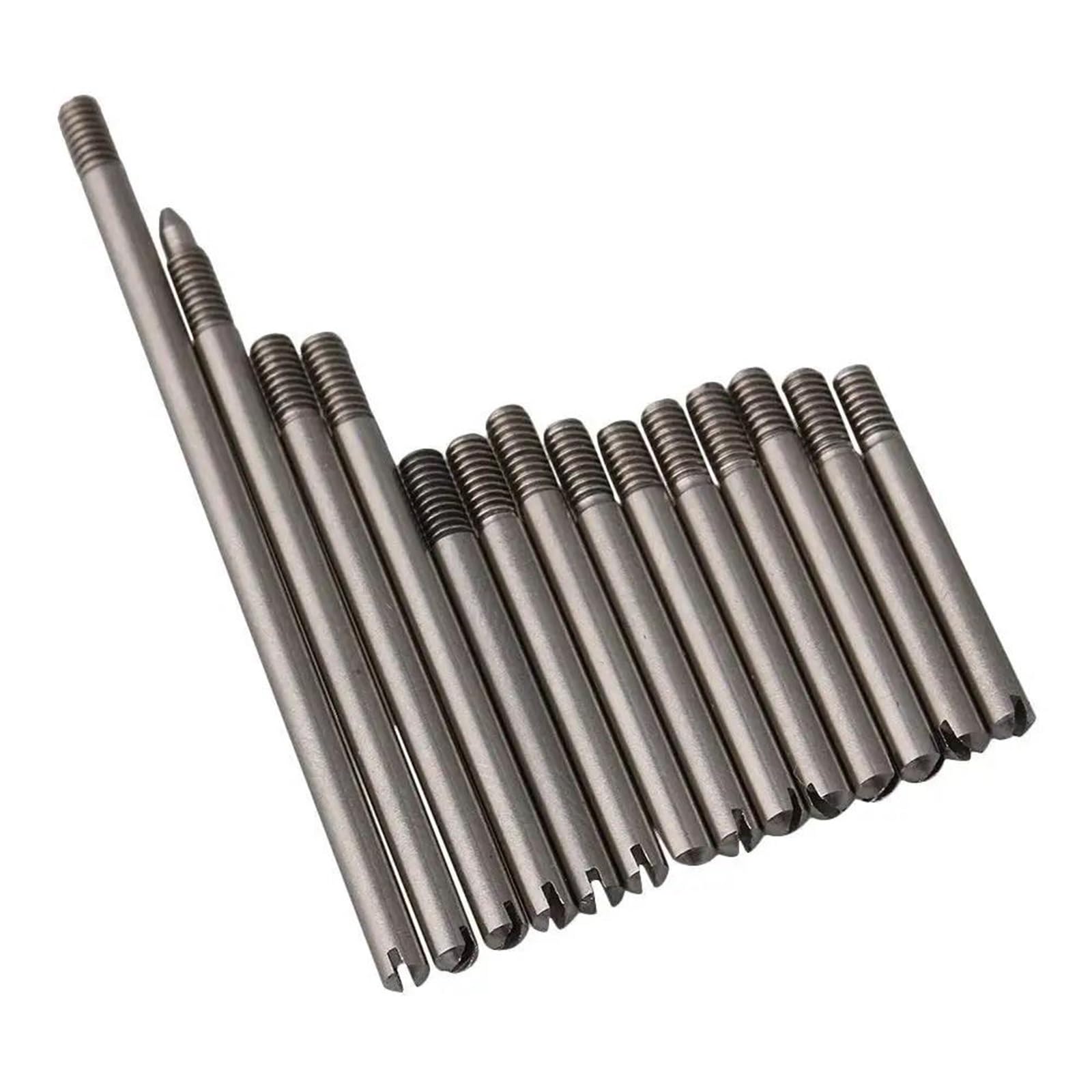 Akcesoria do zestawu klarnetowego Zestaw Narzędzi Do Naprawy Klarnetu DIY Części Konserwacyjne Zestaw Śrub Sprężyna Liściowa Akcesoria Do Instrumentów Dętych Drewnianych(B)