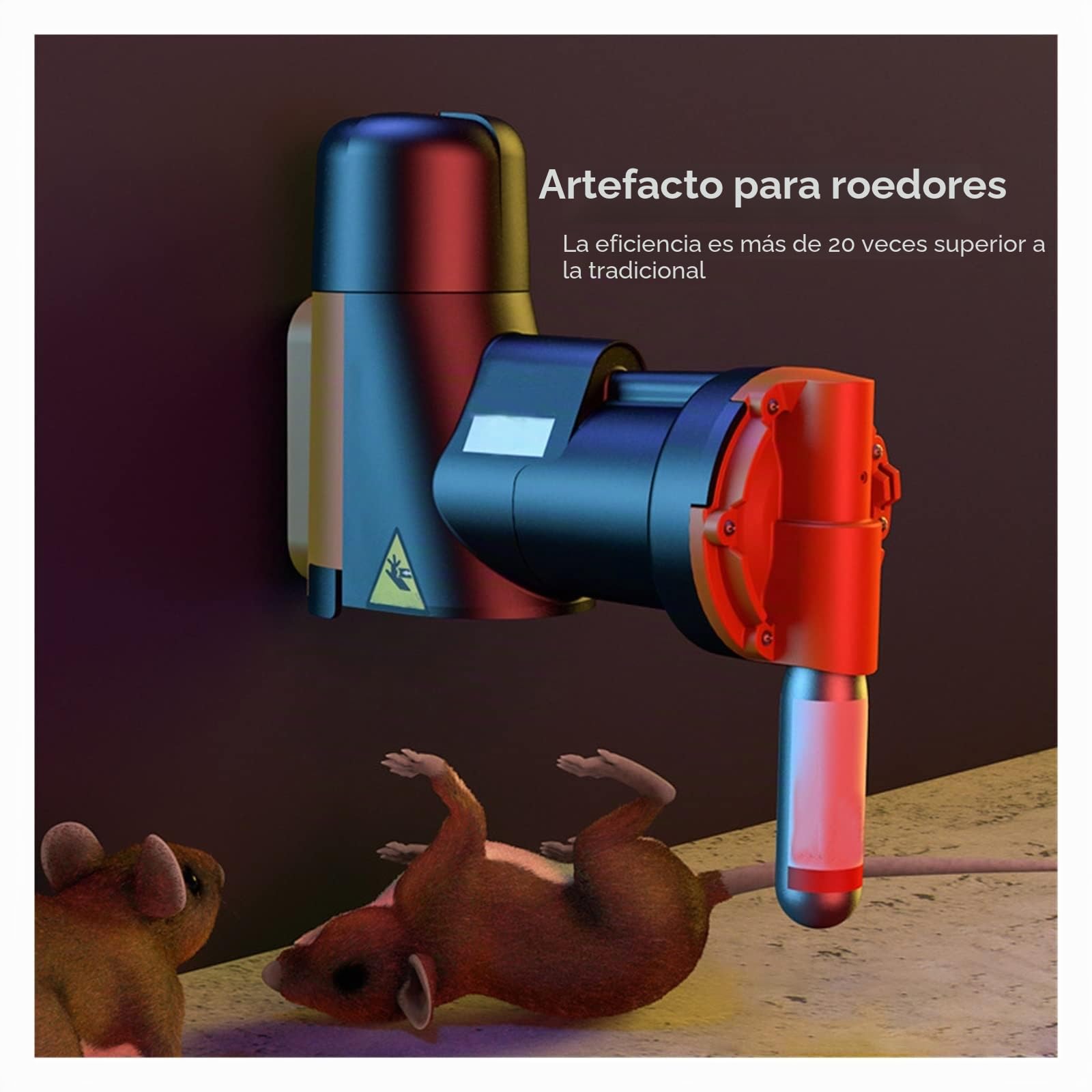 Humane - Kit de trampa para ratas y ratones no tóxico, máquina automática inteligente de trampa múltiple con cilindros de CO2 para un control eficiente de roedores