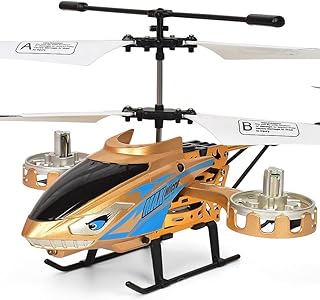 Remote Control Helicopter, Aircraft with Altitude Hold, 4.5 Channel, Gyro Stabilizer and High & Colorful LED Lights for Indoor to Fly for Kids and Beginners