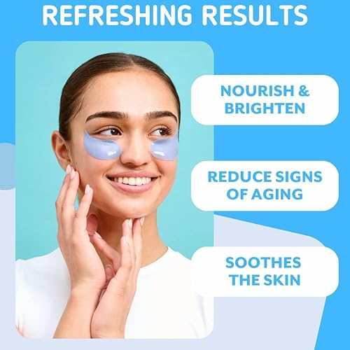 Miniatura 5 de Patchology Parches de mascarilla para debajo de los ojos con péptidos, aceite de mora y bakuchiol. Geles fríos para reafirmar la piel y calmar,