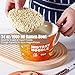 TOPWCK 34oz Ceramic Ramen Bowl with Lid Handle, Microwave Safe, instant noodle bowl microwave ramen cooker, soup bowls, Asian ceramic rice bowl, mug with lid, gift for Kids (Foodie Cat)