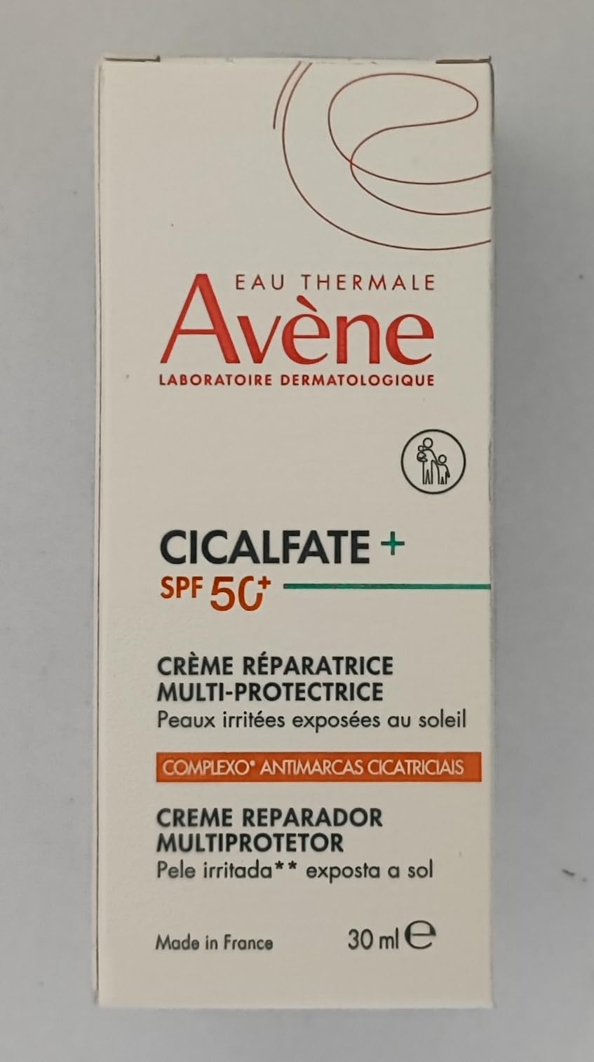 Avene Cicalfate +Spf 50 Crema Reparadora Multiprotectora.