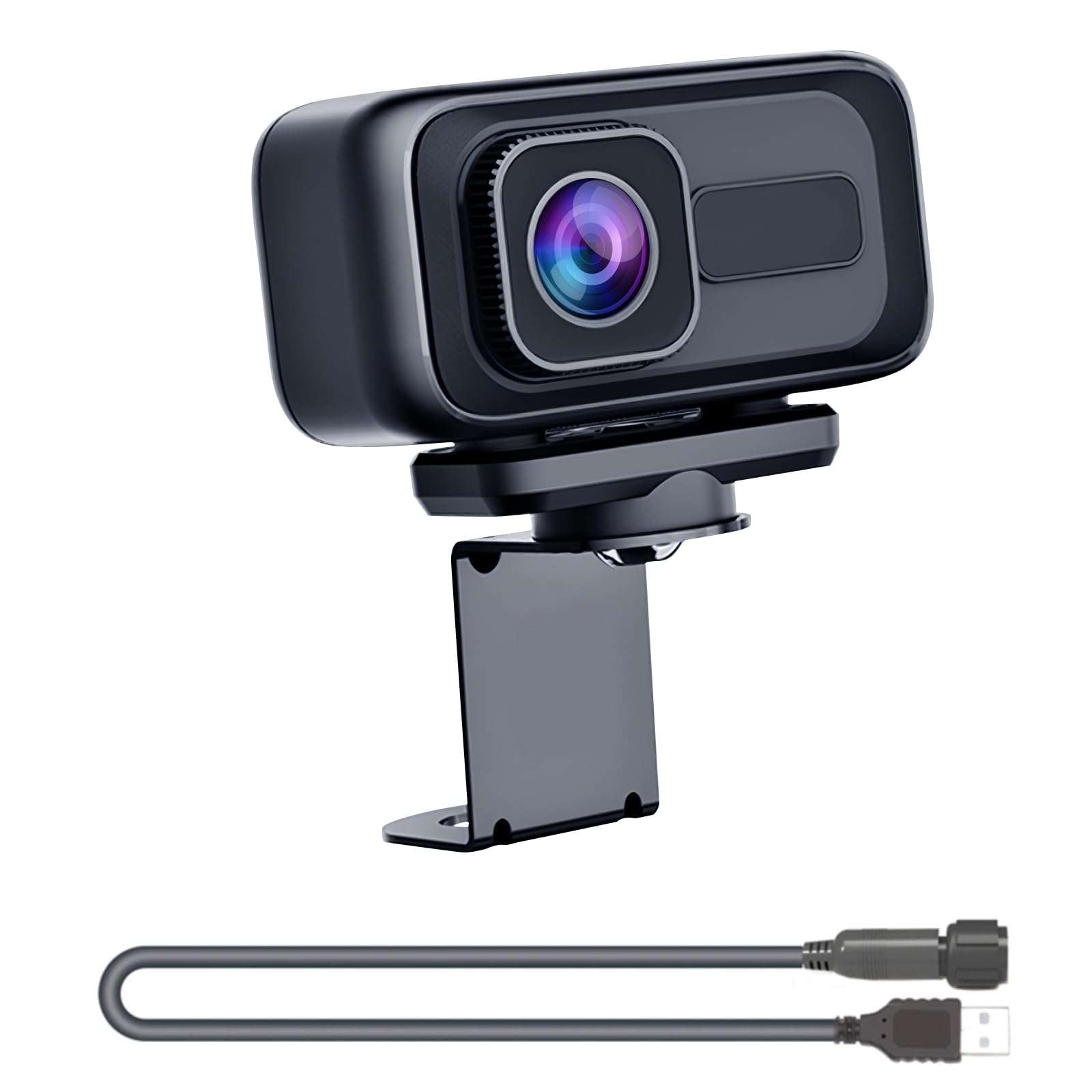 Jayehoze 360 ° Motorfiets Camera Mount,360 ° Rotatie Rolbeugel Actiecamera Mobiele Telefoon Stuurhouder Stuurcamerabevestiging Voor Fiets Fietsen Voertuigen Motorfiets