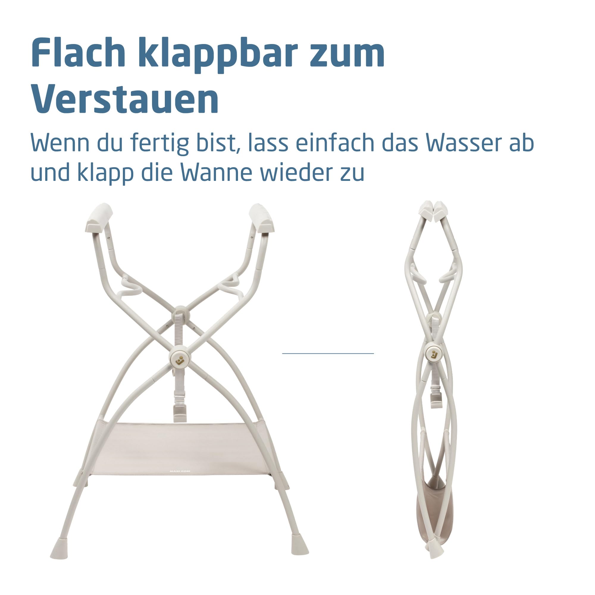 Maxi-Cosi Indigo Badewannenständer, 0–15 Monate, Elegance Beige