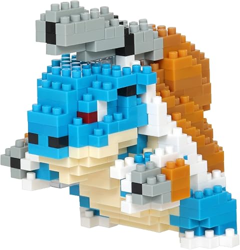 Nanoblock - Pokémon - Mega Blastoise, kit de construcción de la serie Pokémon Nanoblock - Pokémon - Mega Blastoise, kit de construcción de la serie Pokémon