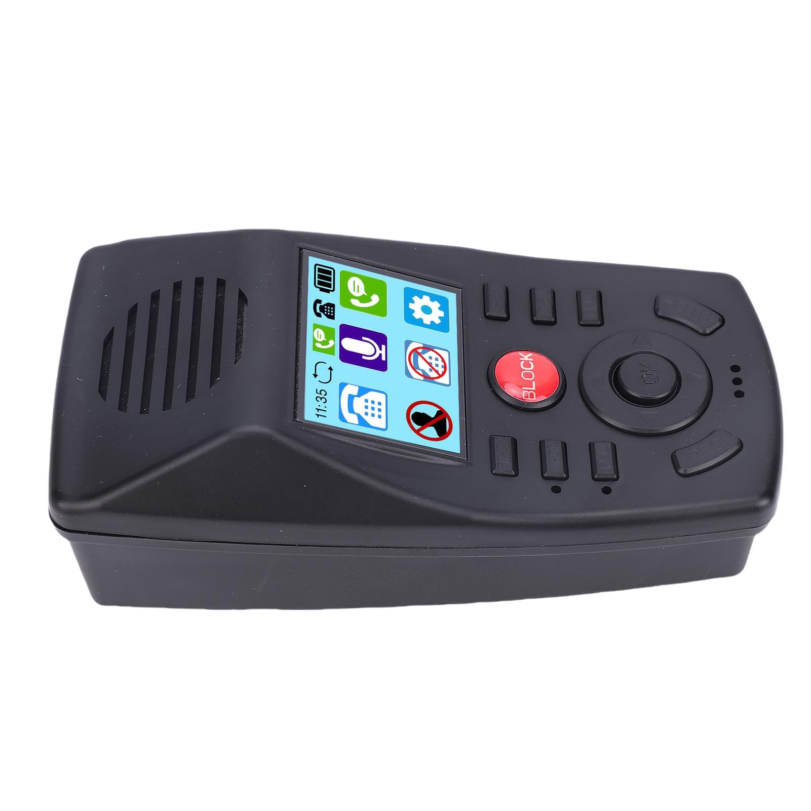 Jeffergarden Blocco Chiamate su Rete Fissa, Registrazione Automatica delle Chiamate Segreteria Telefonica Modalità Non Disturbare Blocco Accesso Remoto, con Display TFT da 1,44