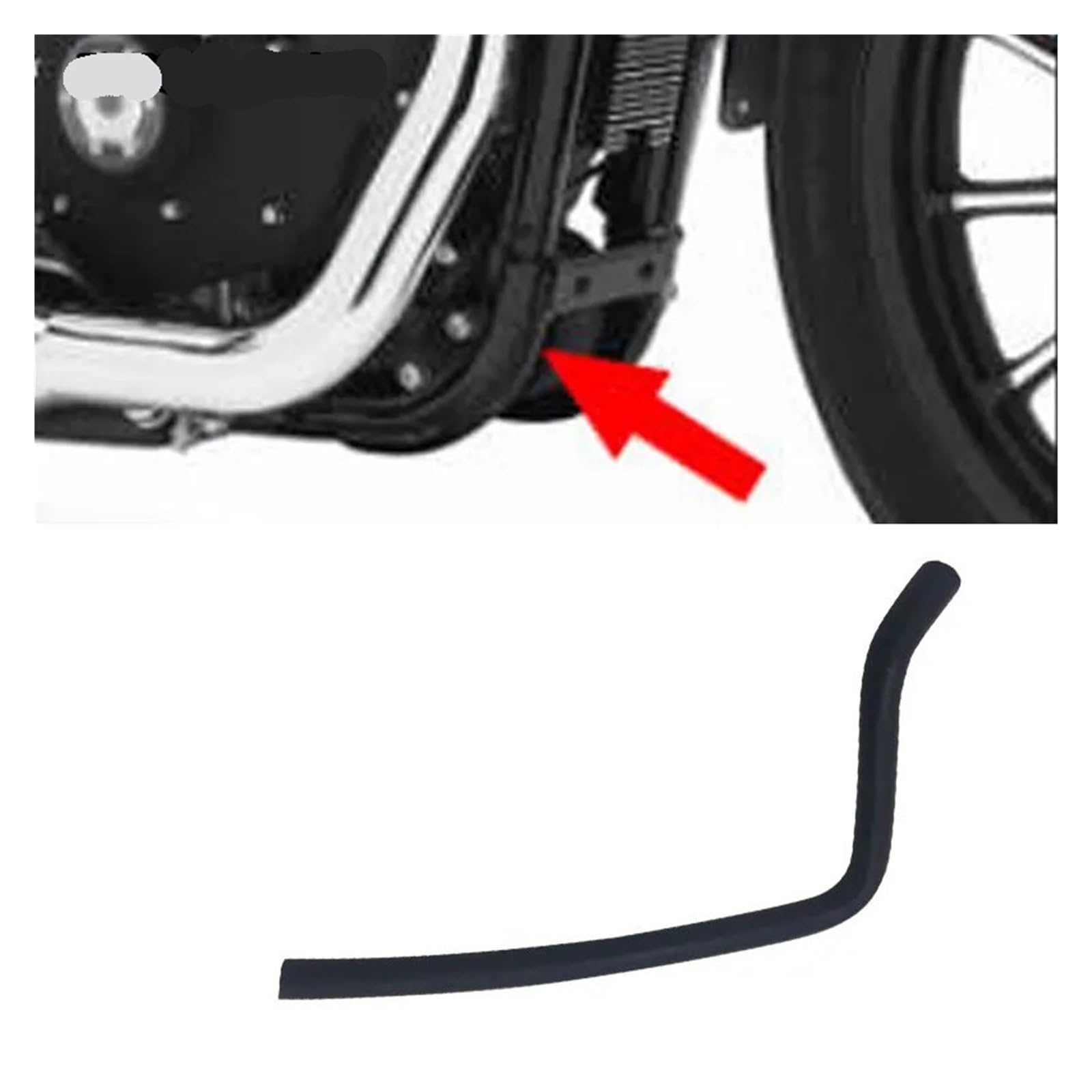 Kit tubo flessibile di scarico olio e tubo radiatore olio, compatibile con Harley Sportster XL 883 1200 2004-2013