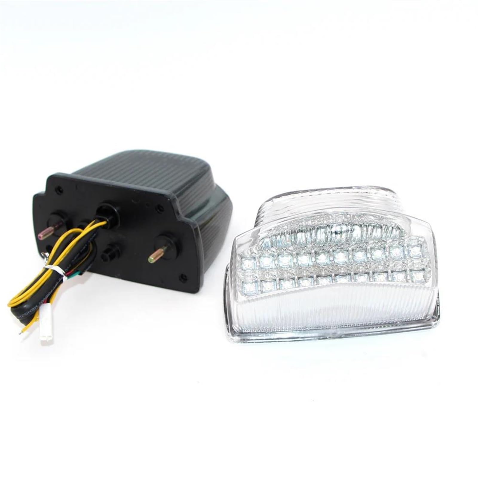 Feu Stop Feu Arrière De Moto Intégré pour Clignotants Et Feux Stop pour H&Onda CBR 600 RR CBR600 RR CBR600RR 2007-2012 Clignotants(Fumée)