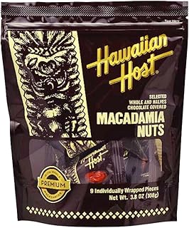 ハワイ お土産 マカデミアナッツ チョコレート 個包装 TIKI スタンドアップバッグ 108g (9粒) 【1袋】 定番 チョコ ナッツ /みんなのパントリーカード付