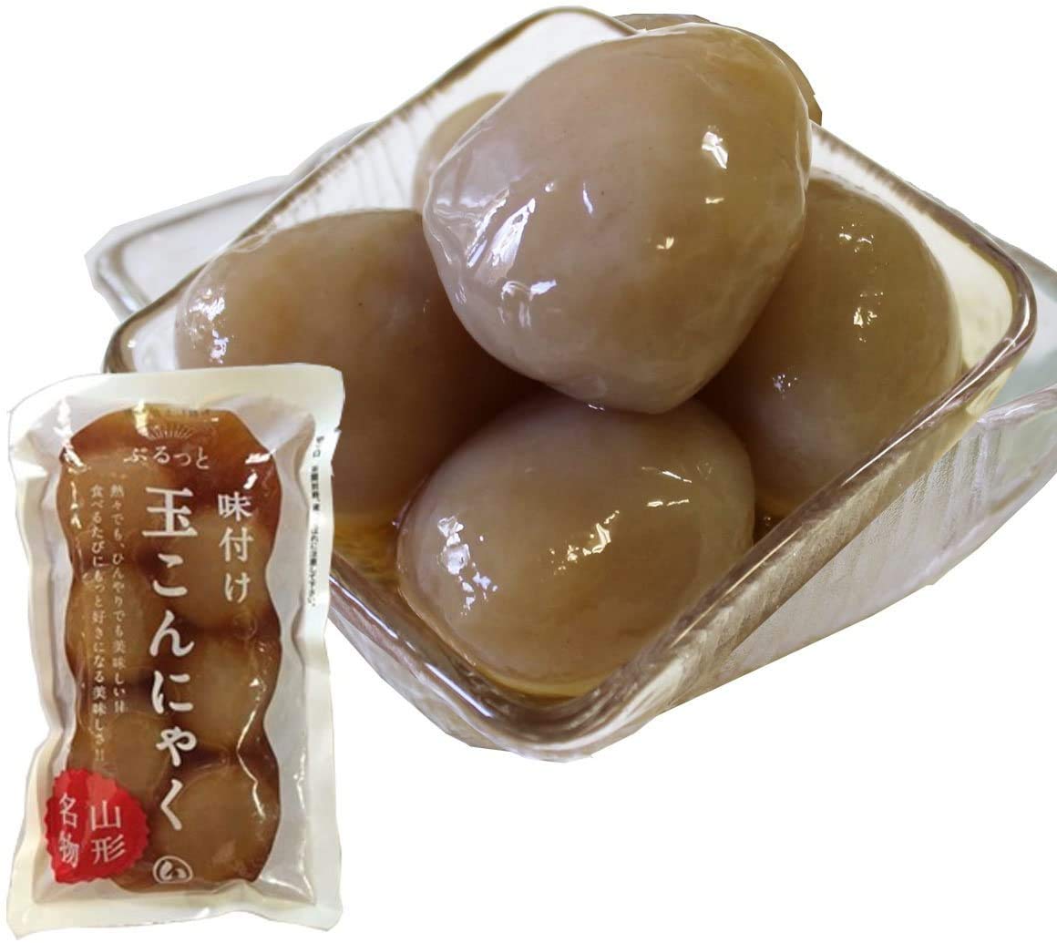 Amazon.co.jp: まるい食品 味付け 玉こんにゃく 6玉入り : 食品・飲料
