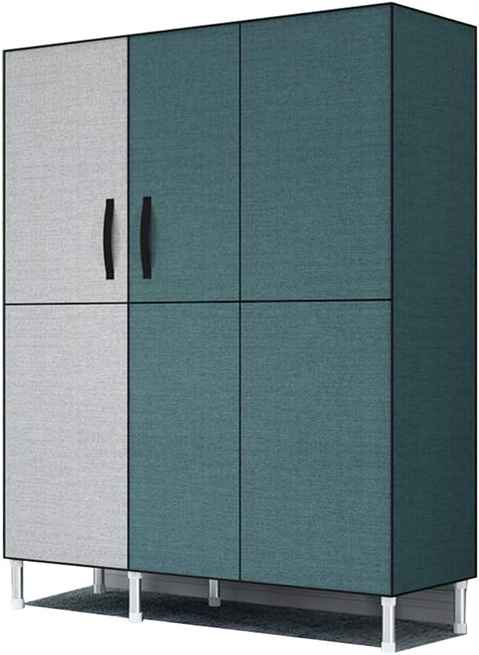 Cloth Wardrobe Clothes Closet, Portable Closet Wardrobe Storage Closet Standing Closet Fabric Cabinet Portable Wardrobe,B_125x45x175cm