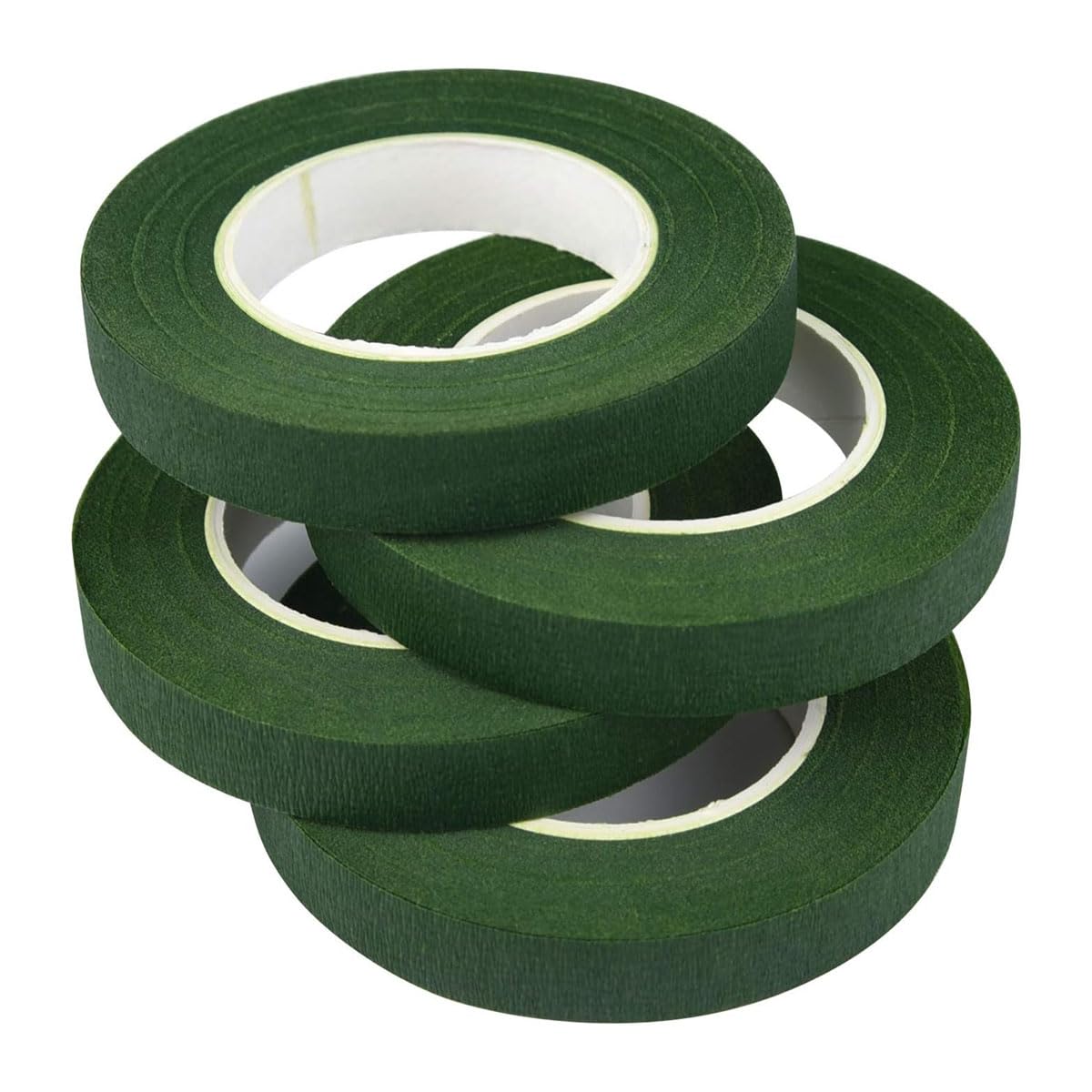 Amazon | SHIYISEN フローラテープ 4巻入 緑 造花テープ フラワー