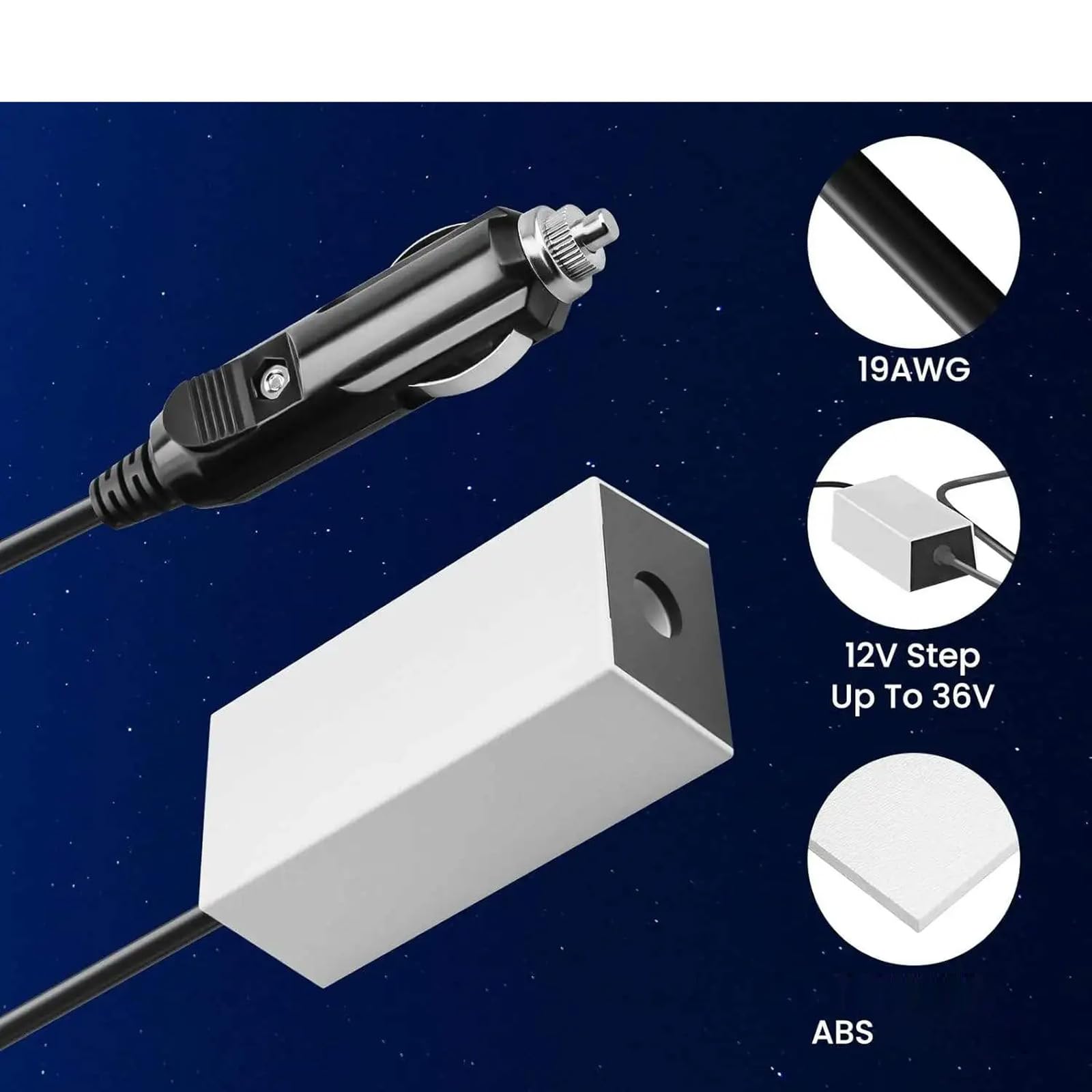 Régulateur de potentiel courant direct haute efficacité 67 W Charge rapide Courant continu Plusieurs automobiles et connexion d'alimentation étanche du véhicule