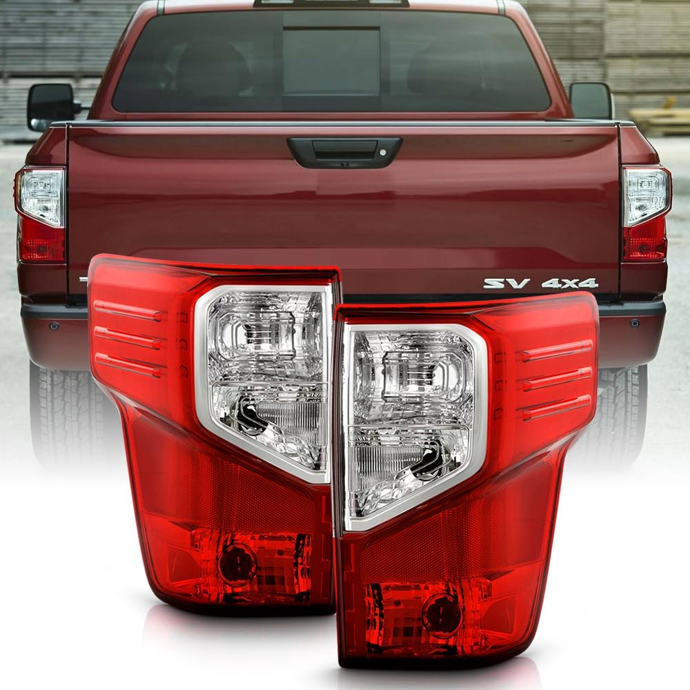 ACANII - For 2017-2022 Nissan Titan 16-22 Titan XD w/Utility Bed Tail Lights Brake Lamps Replacement Pair Left+Right