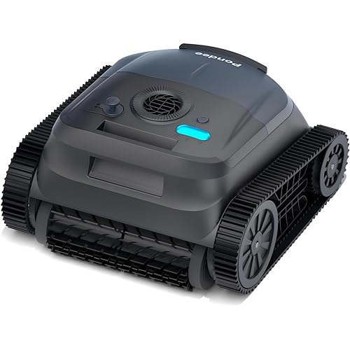 Pondee X5 Cordless Robotic Pool Cleaner, Wall & Waterline Cleaning, Smart Navigation, Smart Precision Docking™, 180Mins Runtime, 4 Cleaning Modes, Pool Vacuum for Inground Pools up to 3,229 sq.ft