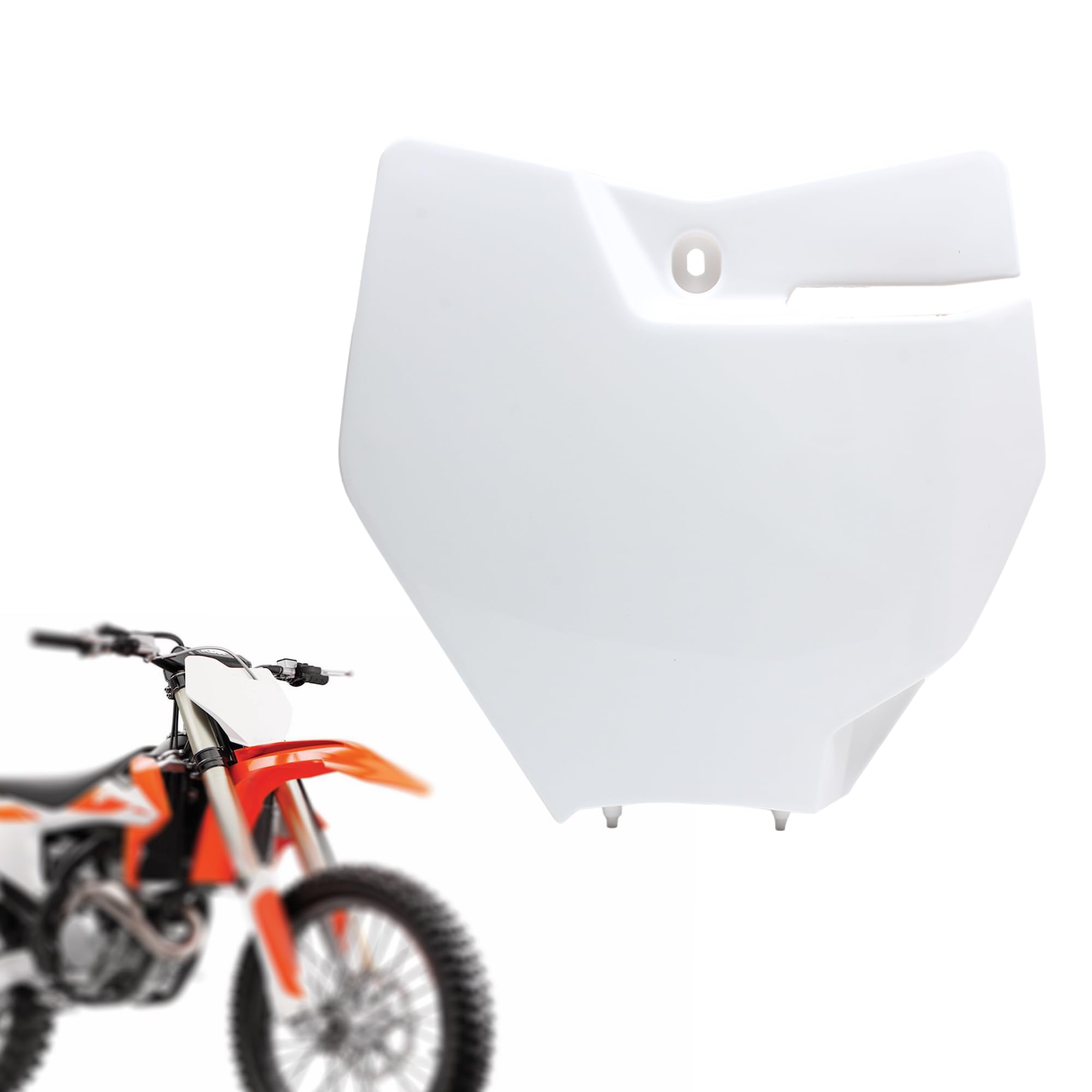 ABCERRSI Motorcycle Front Number Plate Dirt Bike Number Flat