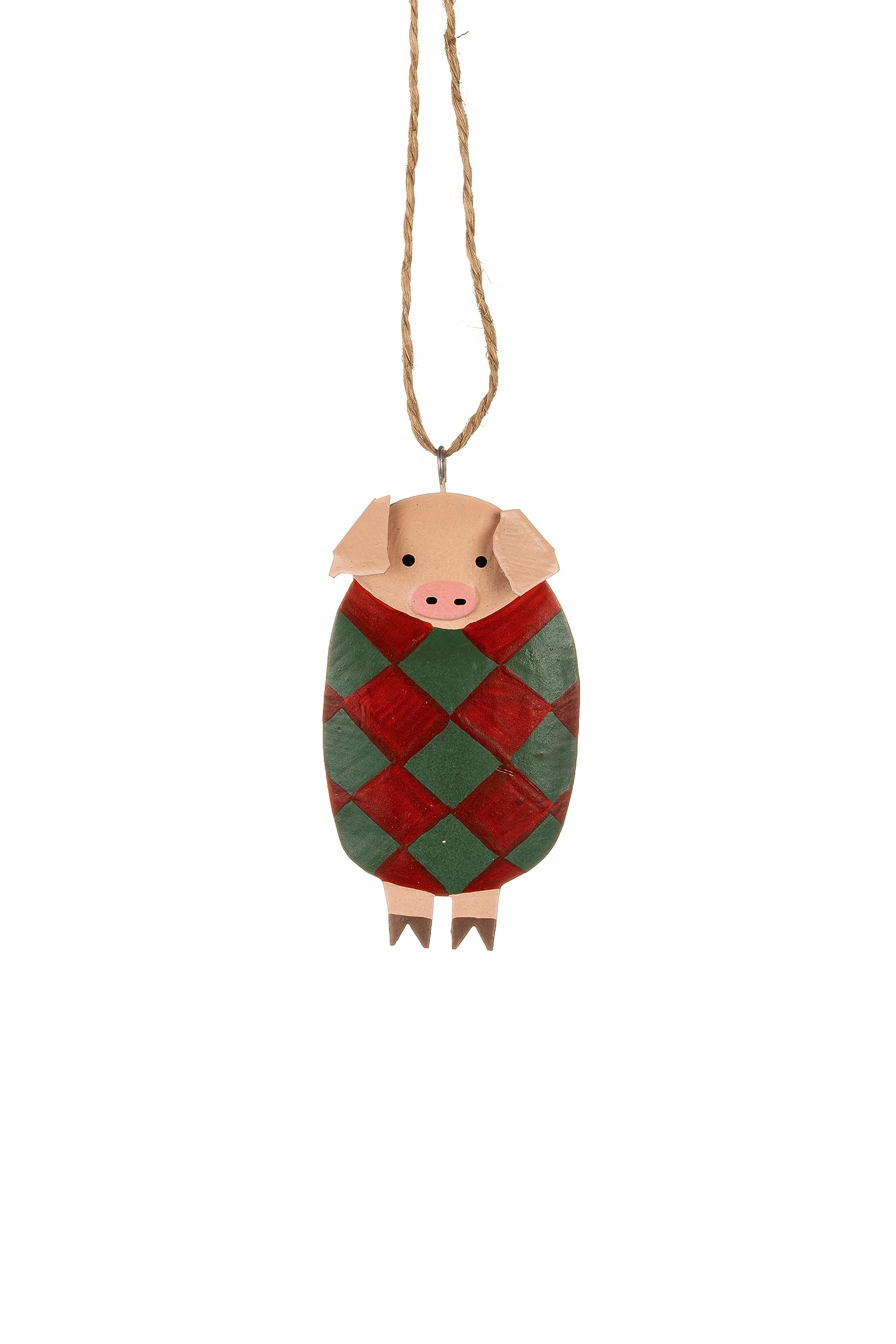 Shoeless JoePig in Blanket Christmas Tree Decoration