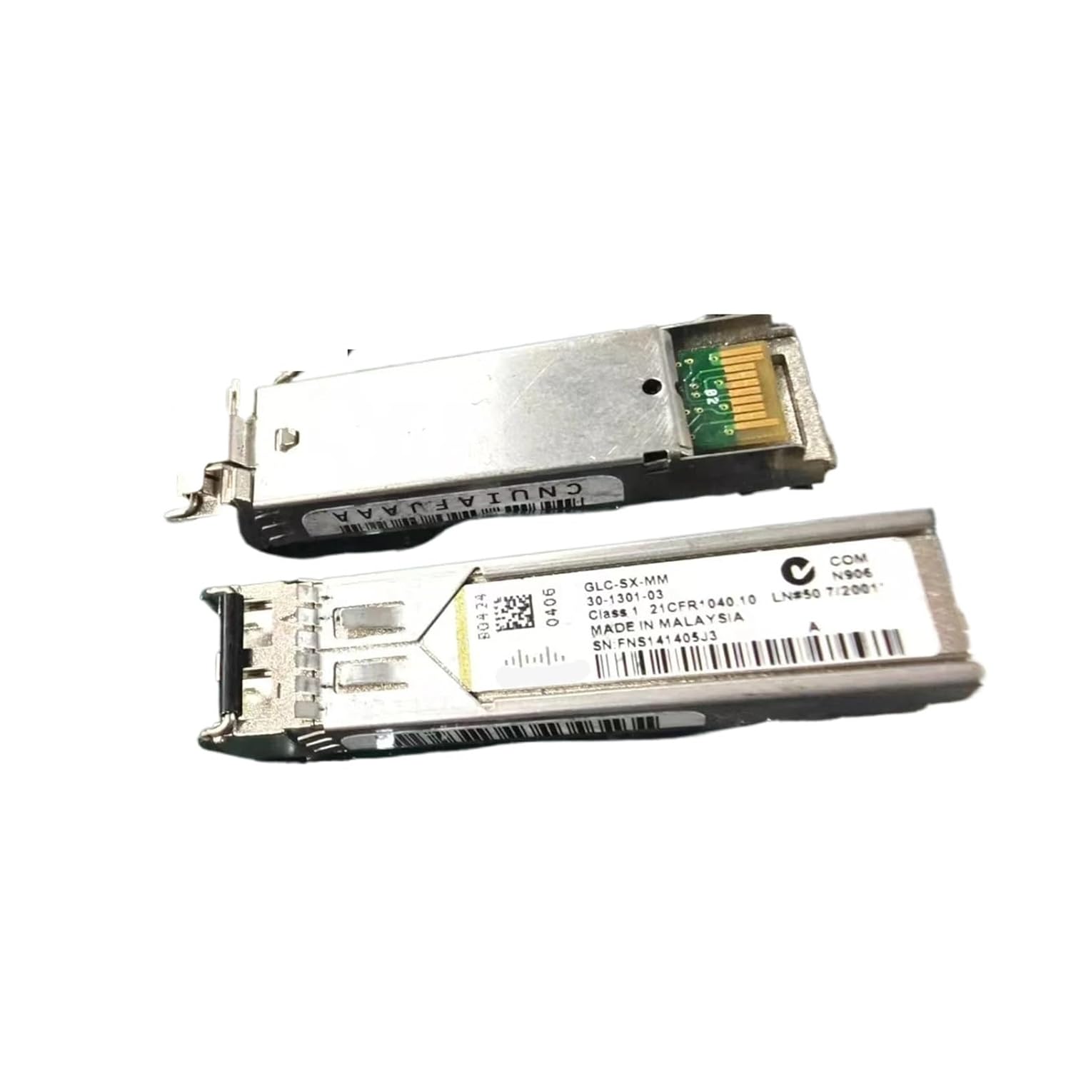 GLC-SX-MM GLC-SX-MMD LC 1.25G 850nm 300M Gigabit multimode Module SFP Optica Fiber Transceiver(New GLC-SX-MMD 2PCS)