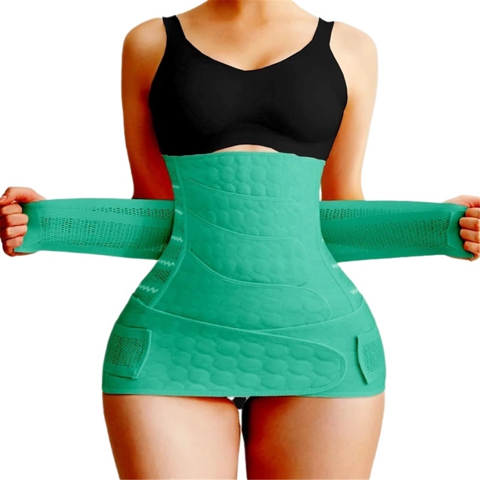 Guaina Post Parto Fascia di Recupero Post-Parto Fascia Addominale for Gravidanza Cinture di Supporto Post-Parto Shapewear Body Shaper Post-Parto(Green,XXL)
