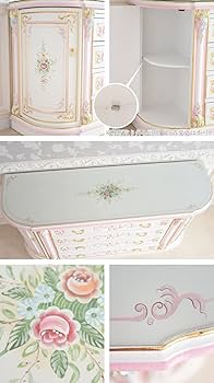 ♡ロココ♡姫プリンセスチェスト♡薔薇ベルサイユ4段チェストシリックアンティーク ♡ロココ♡姫プリンセスチェスト♡薔薇ベルサイユ4段チェスト