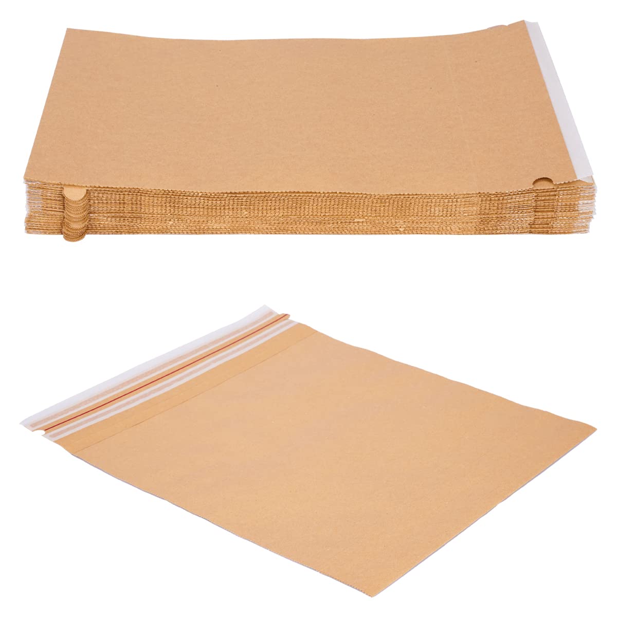 Versandbeutel aus Kraftpapier 120 g/m² wiederverschließbar 42 x 44 cm 50 Stück