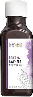 Aura Cacia Relaxing Lavender Shower Salts | 16 oz.