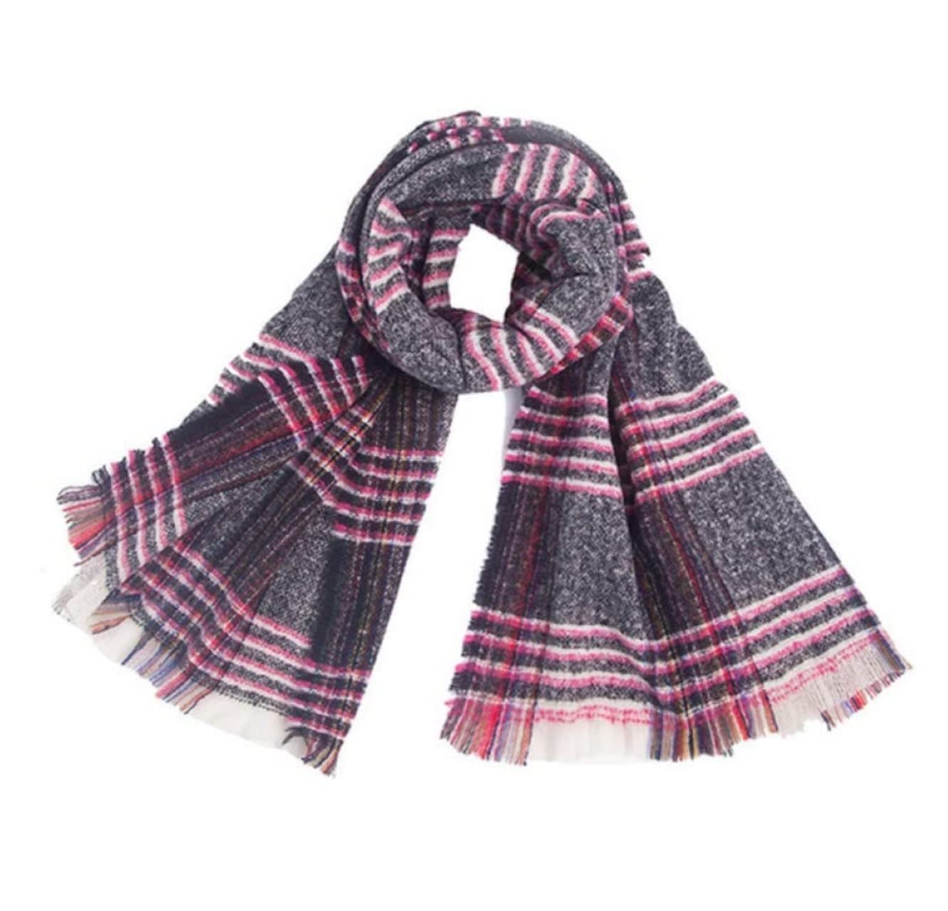 Bufanda Chal Fular Pañuelo Bufandas Bufanda De Mujer Bufandas De Invierno A Cuadros Chal Wraps Warm Wide Long Lady Manta fulares estolas