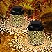 Solarlaterne für Außen, Orelpo Vintage LED Solar Outdoor Lampe Hängend Wasserdicht Garten Dekorative Solarlampe Beleuchtung für Garten, Rasen, Hof, Terrasse (2pcs)
