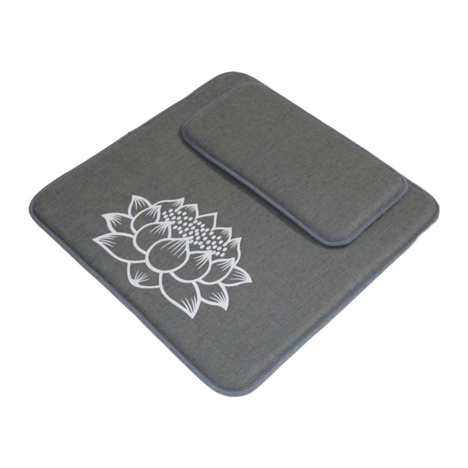 CALANDIS™ Meditation Cushion Seat Yoga Seating Square Nonslip Bedroom Floor Pillow Set Gray | Yoga Props | Yoga & Pilates | Fitness, Running & Yoga-image-31