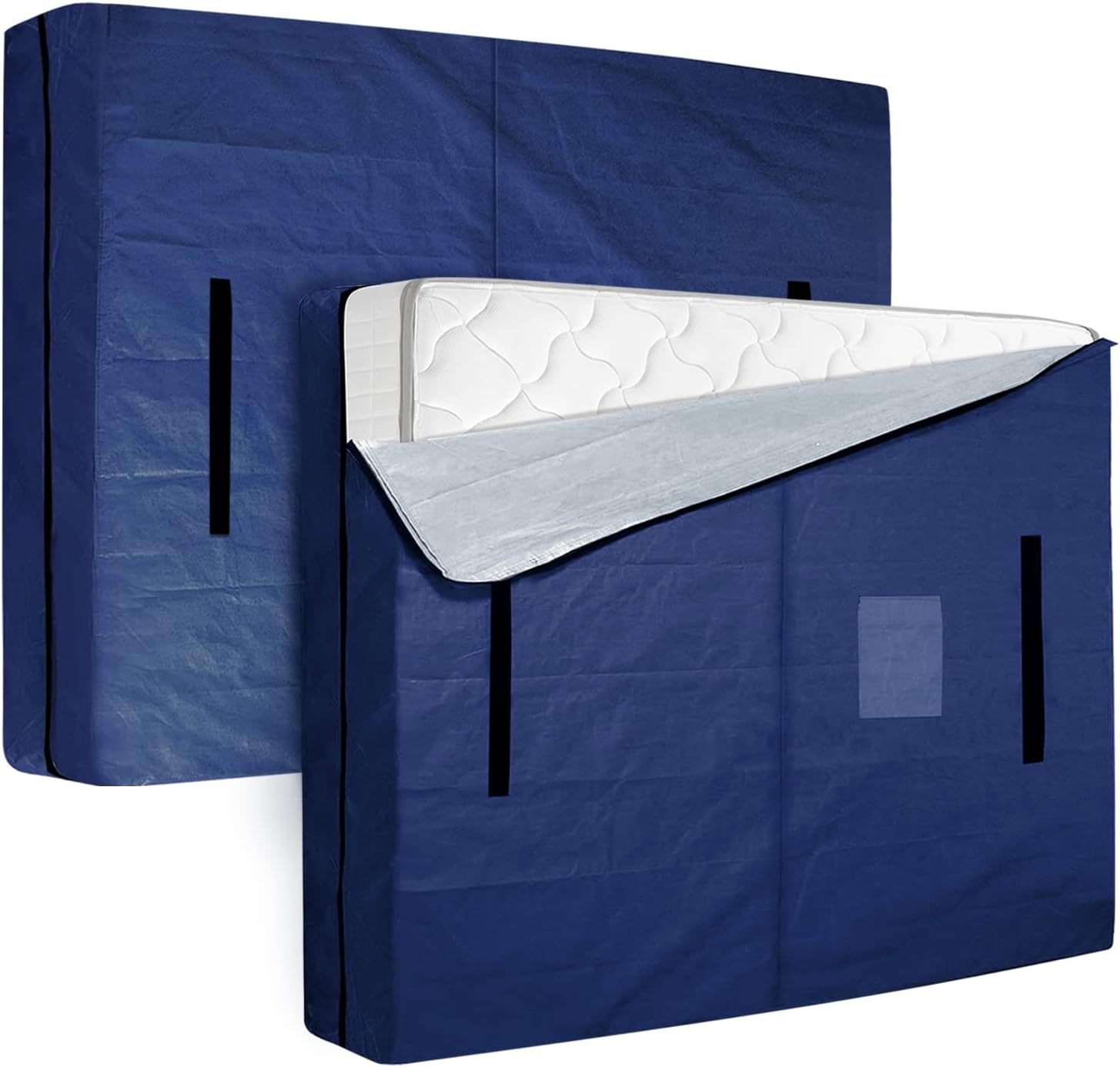 Mattress Bag Full Size 2 Pack Mattress Storage Bag with 8 Handles for Moving and