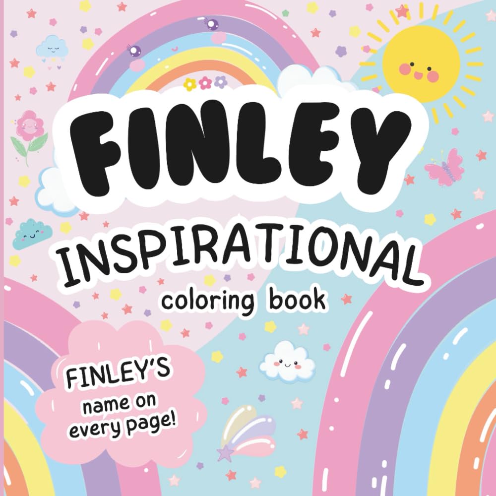 Finley Inspirational Coloring Book: Personalized Just for Finley – Finley's Name Appears on Every Coloring Page