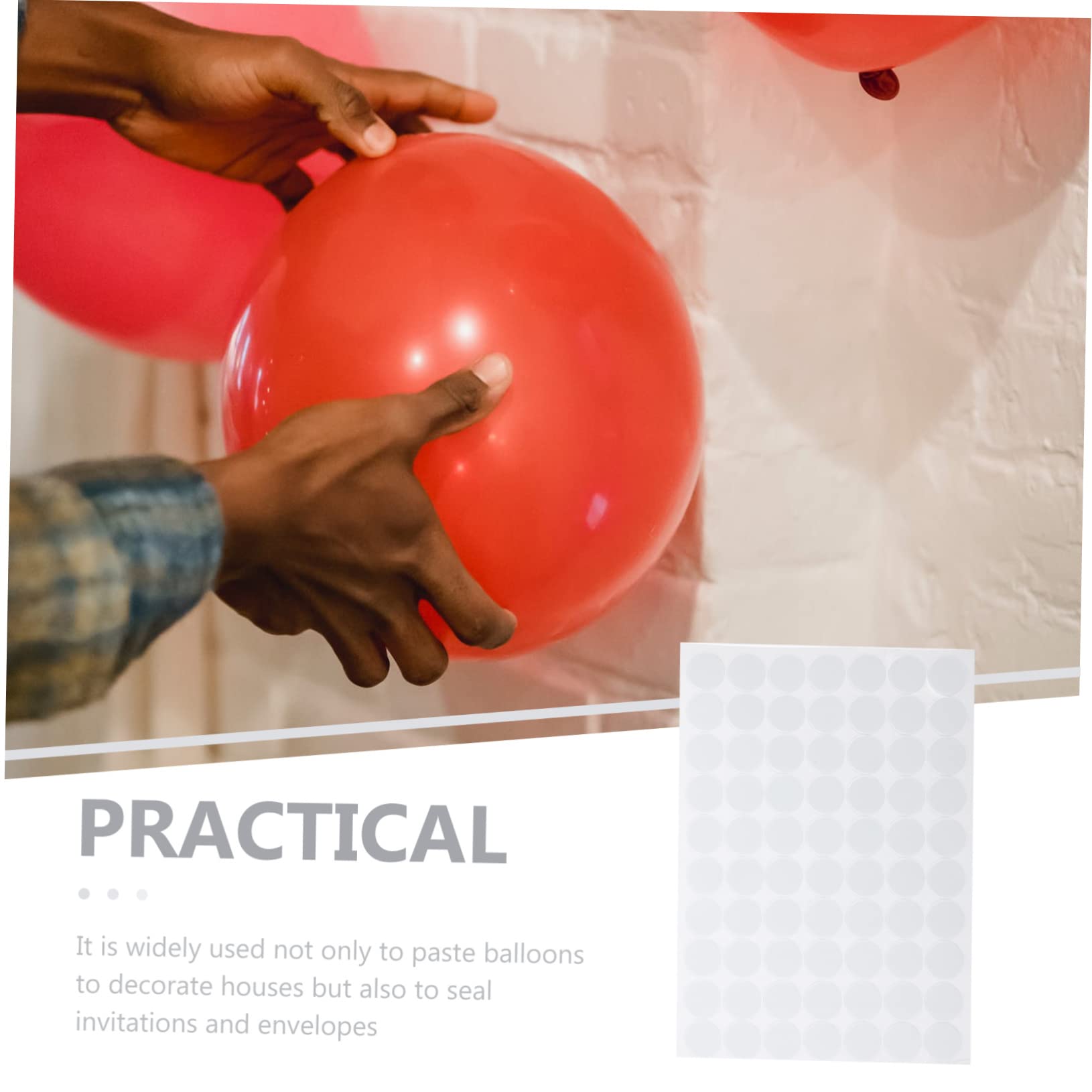 CIMAXIC DIY Double-Sided Stickers Set 70 Round Dots No-Trace Adhesive Sticker for Home Decor