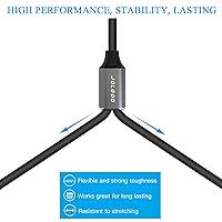 Vista 3 de Divisor XLR - Cable Y hembra a macho doble, 1.6 pies