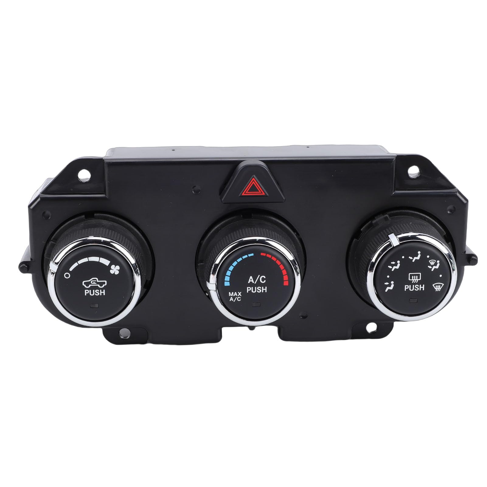 Yosoo Health Gear Módulo de Control de Clima Unidad de Panel de Calentador de CA Frontal Reemplazo de Metal ABS con Descongelación Trasera Controles Intuitivos de Alta Resistencia para Camioneta