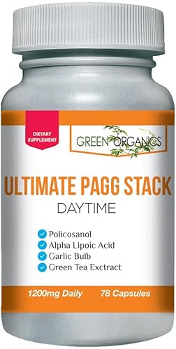 Miniatura 2 de Ultimate PAGG StackTM 4 horas cuerpo por Tim Ferriss - Policosanol ácido alfa lipoico sabonoles de té verde extracto de ajo