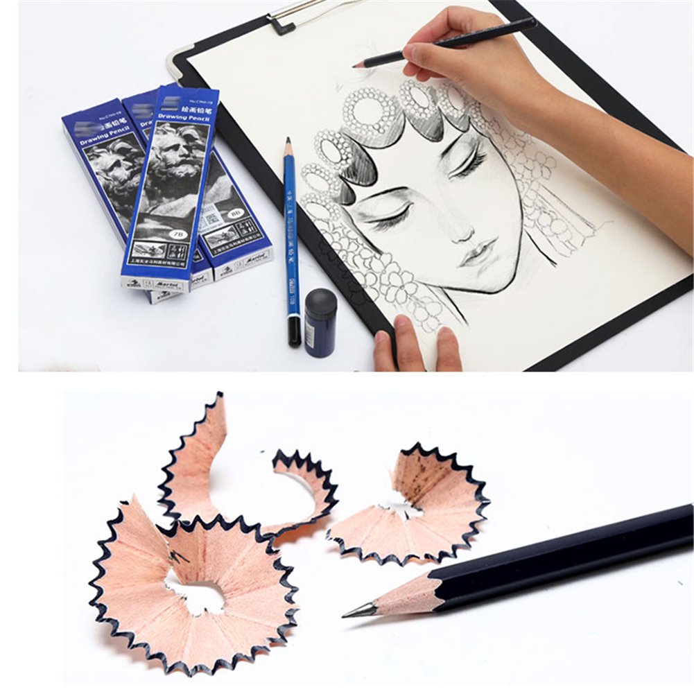 Amazon | (ハッピー・ライフ）Happylife 鉛筆 デッサン スケッチ 絵画