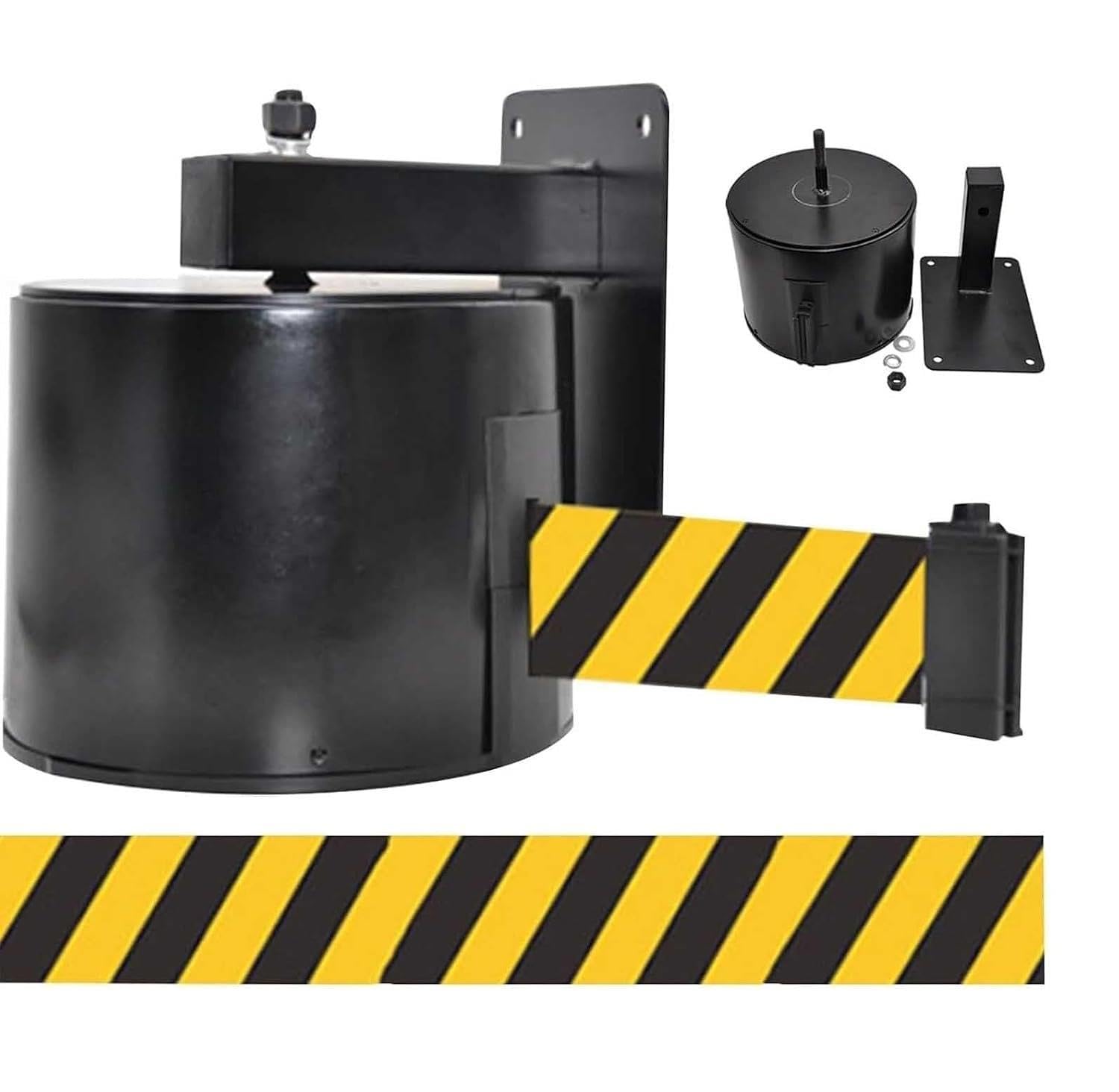 Barriera a nastro retrattile for montaggio a parete, linea coda 65 piedi,