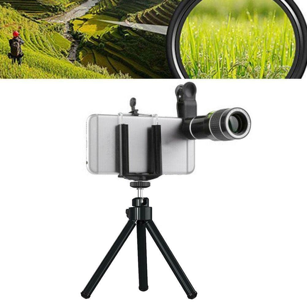 Durable 20X Zoom Universal Clip On Telephoto Lens External Mobile Phone Camera Accessory